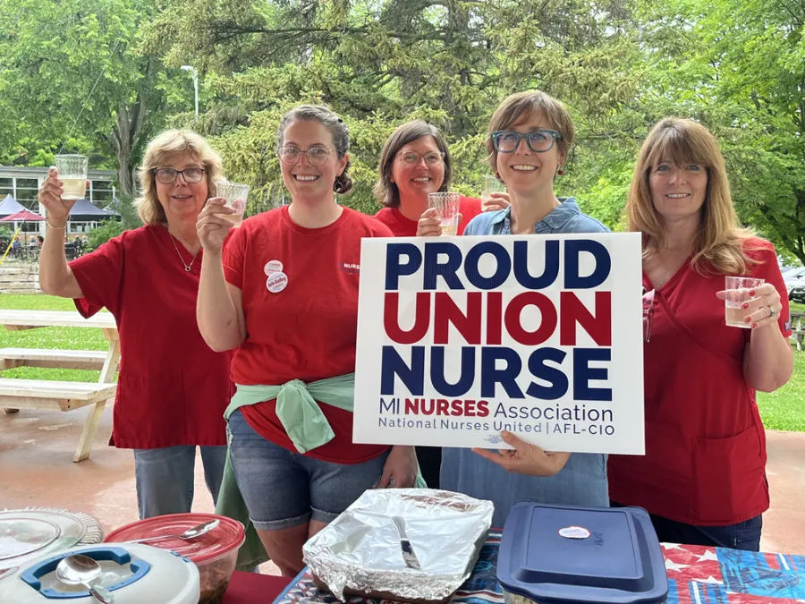 Proud Union Nurse