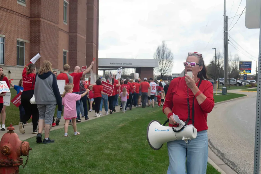 my mich alma picket line
