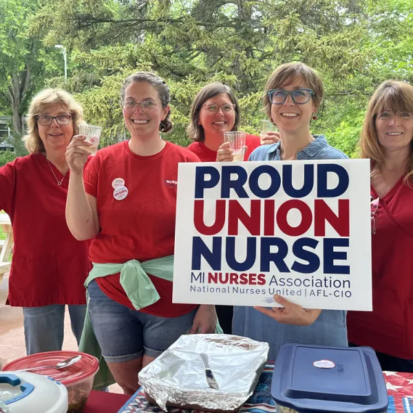 Proud Union Nurse